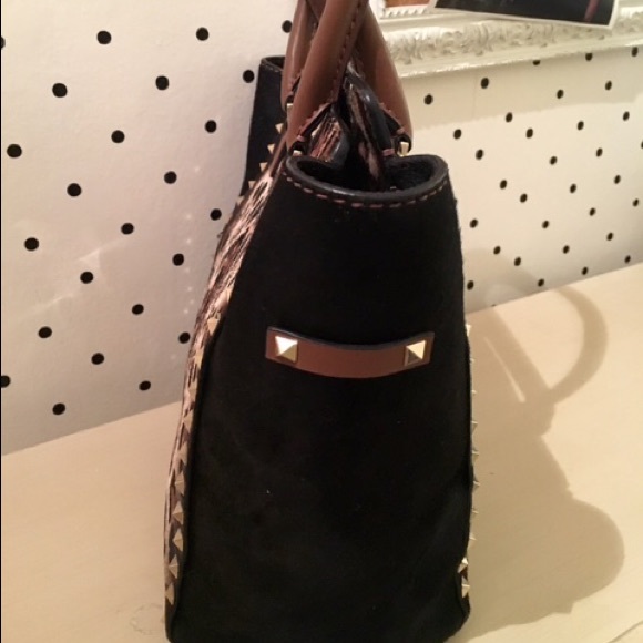 Valentino leopard rockstud tote - Picture 2 of 4