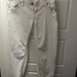 White straight capris! From Maurice's