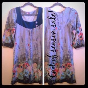 😎 Art Nouveau Floral Dress.