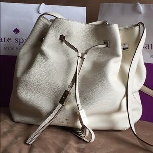 Kate spade grey steer cooper bucket bag