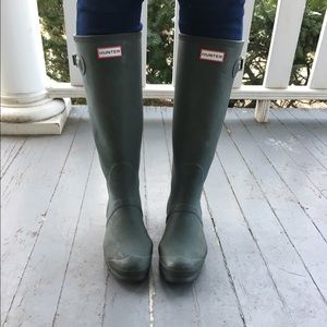 Hunter Rain boots, lightly used