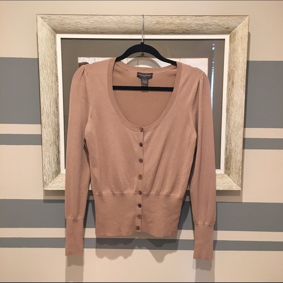 Banana Republic Tan Cardigan