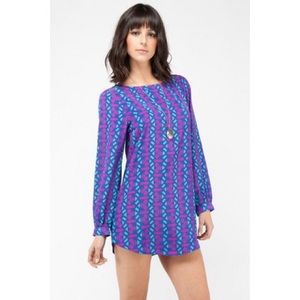 Everly Tangrams Shift Dress - Size Small