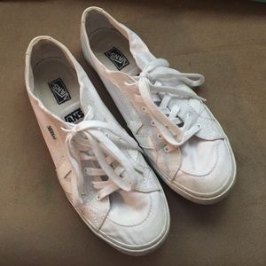 Vans White Sneakers 9.5