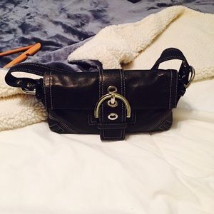 Black Coach shoulder bag