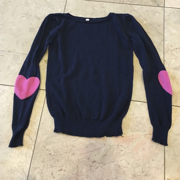 Alice moon Sweaters - Navy and pink cotton sweater💗