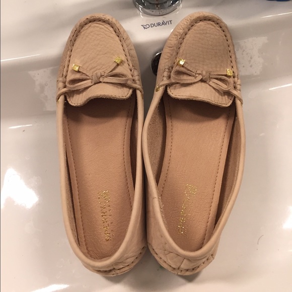 Cream Sperry Loafers