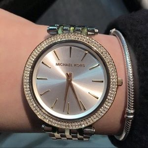 Silver & gold Michael kors watch
