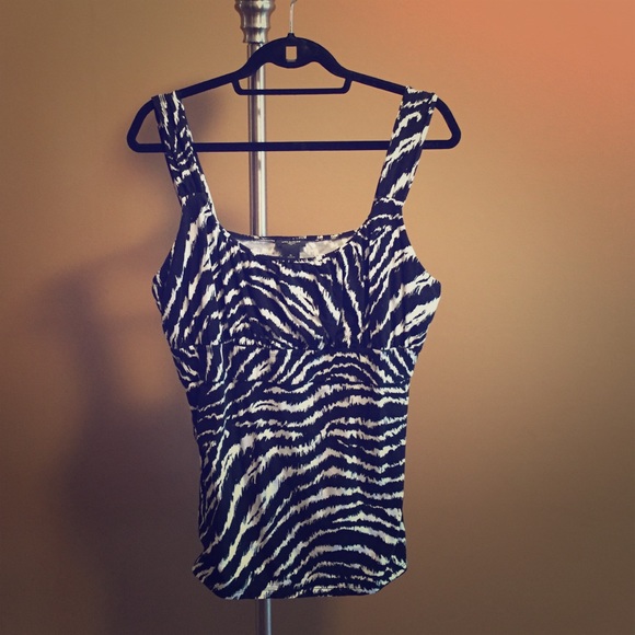Ann Taylor Zebra Tank