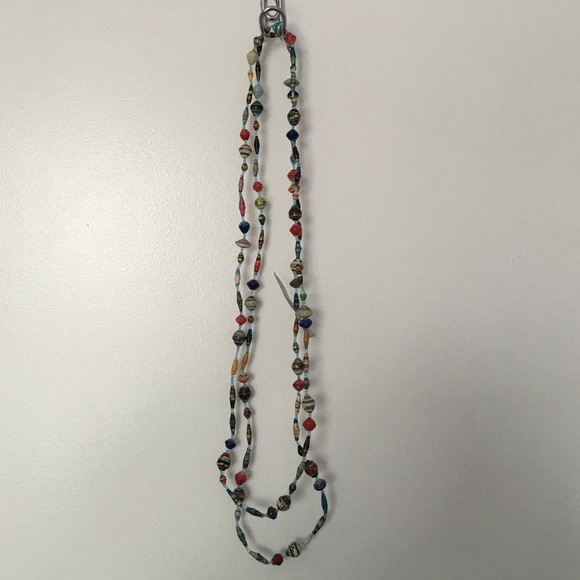 Handmade Boho/Hipster Recycled Necklace
