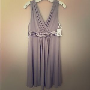 David's Bridal Jersey Bridesmaid Dress