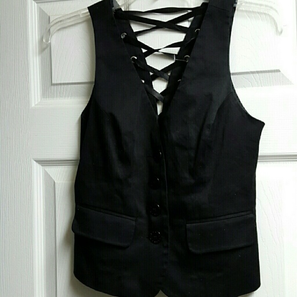 Guess tuxedo vest