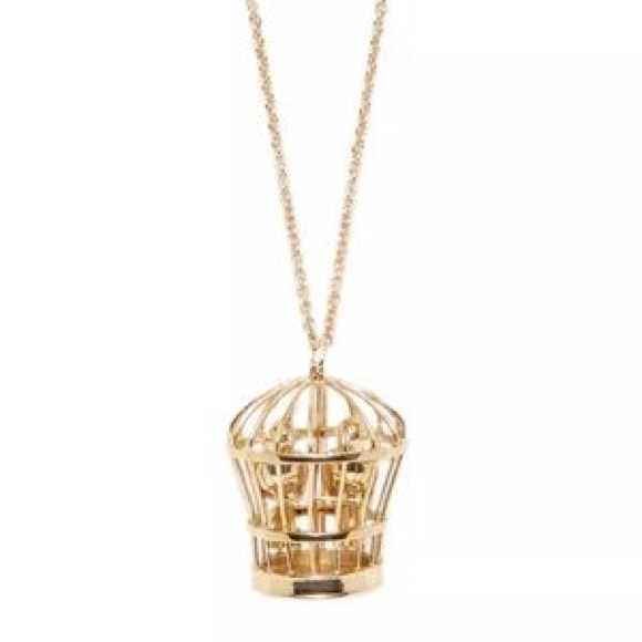 Kate Spade Bird Cage Necklace