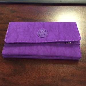 Kipling purple wallet