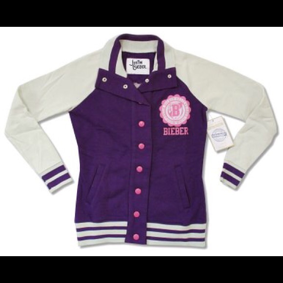 Justin Bieber Believe Tour Purple Varsity Jacket