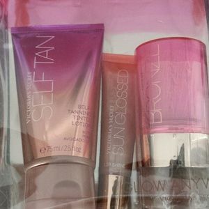 Victoria secrets self tanner.lip gloss and bronzer