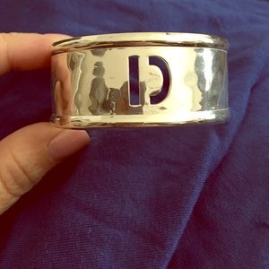 'D' cuff bracelet