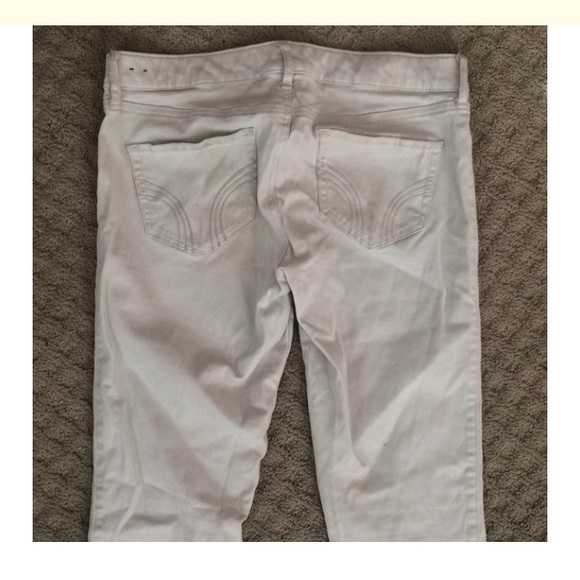 Hollister white super skinny jeans size 5 or 27 - Picture 4 of 4