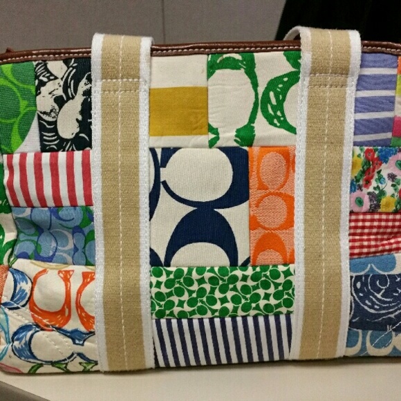 Hamptons coach tote