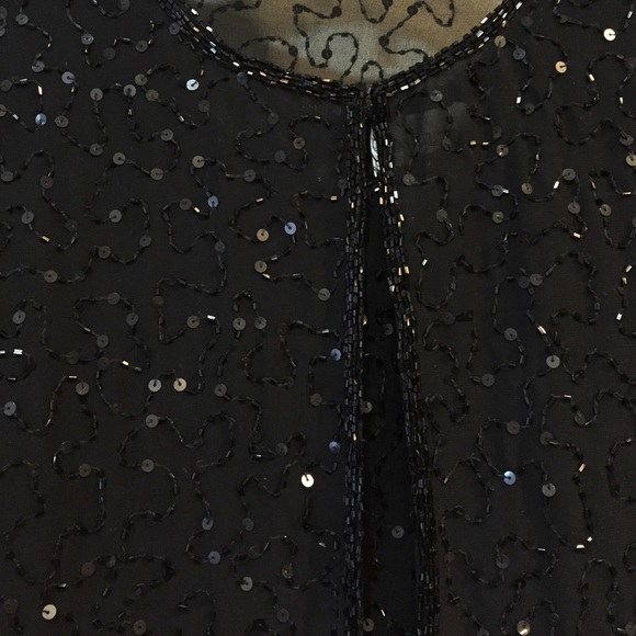 2 piece sequined tank and blazer - Picture 2 of 2