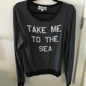 Wildfox baggy beach jumper