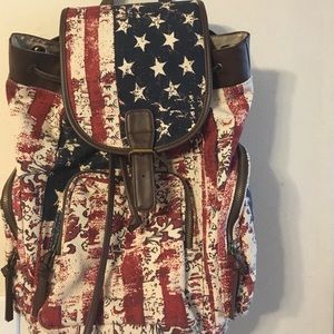 American Flag Backpack