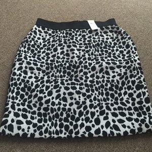 Ann Taylor animal print skirt
