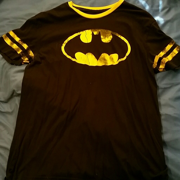 Distressed batman shirt
