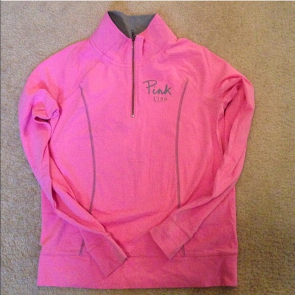 Pink yoga 1/4 zip - Picture 1 of 2