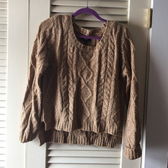 Silver jeans co tan sweater