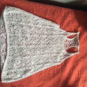 A&F crochet swim cover up