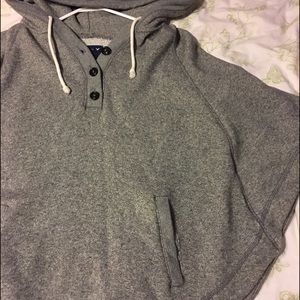 American eagle grey poncho