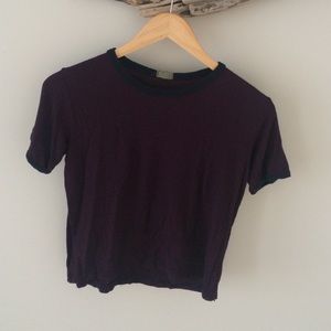 striped brandy Melville crop top