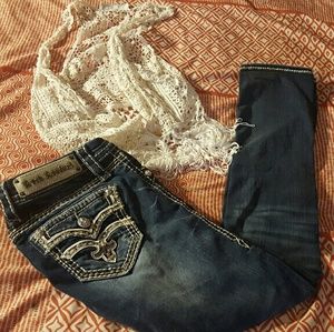 Size 26 Karla mid-rise capri