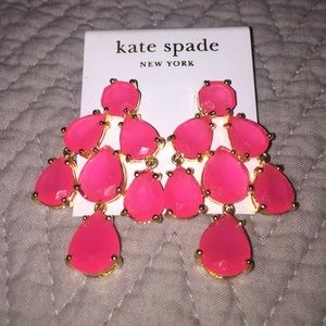 Kate Spade Pink Chandelier Earrings