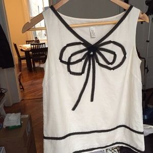 J. Crew Ribbon Front Top Size 2