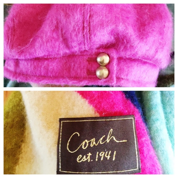 Coach Wool Scarf & Hat Set