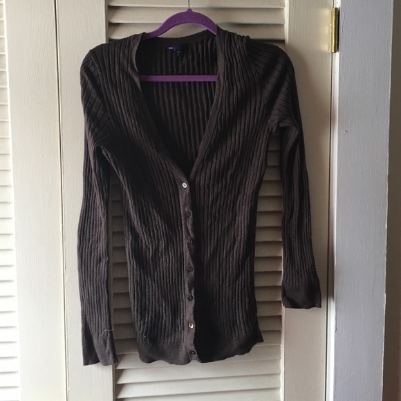 Gap brown cardigan