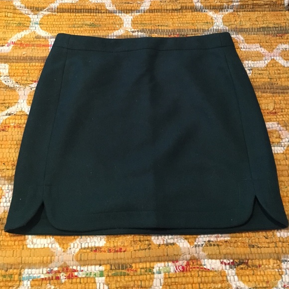 Dark green JCrew skirt, size 6, NWT
