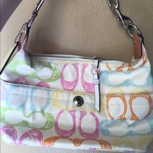 Beautiful, authentic pastel Coach bag