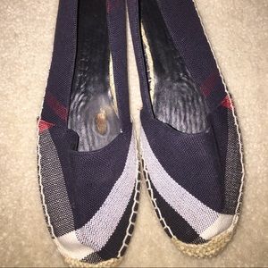 Burberry Hogeson Check Print Espadrille