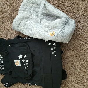 Ergo baby carrier with infant insert