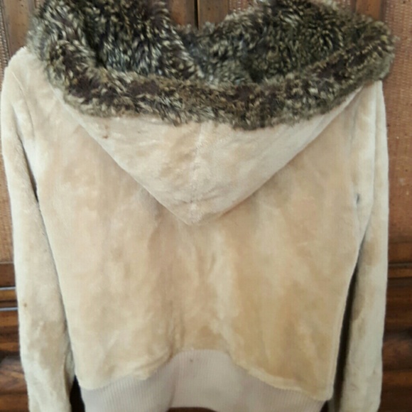 Plush hoodie jacket - Picture 3 of 3