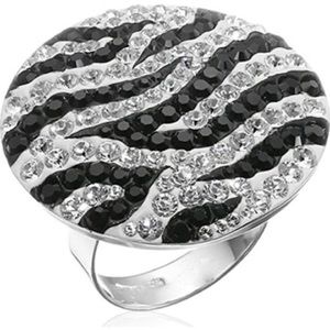 Genuine Swarovski Sterling Zebra Ring