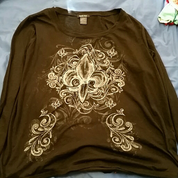 Black burnout shirt