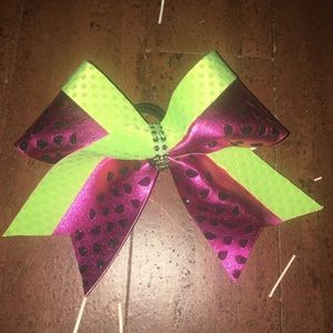 Watermelon cheer bow