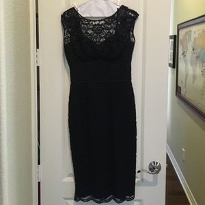 Maggie London black lace cocktail dress