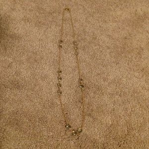 J crew gold necklace
