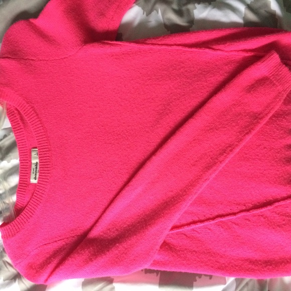 Pink thick kids  sweater