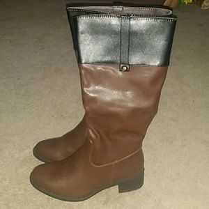 Brown/Black Rider Boots